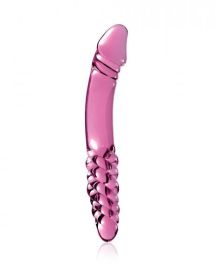 Icicles No 57 Glass Double Dildo Pink